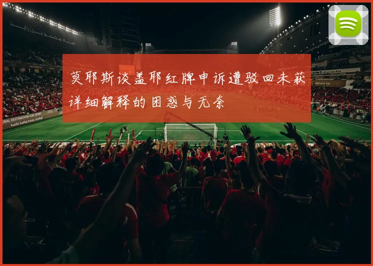 莫耶斯谈盖耶红牌申诉遭驳回未获详细解释的困惑与无奈